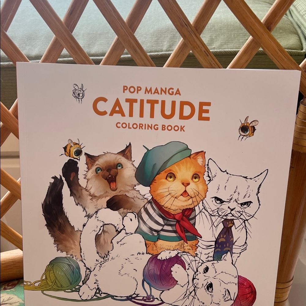 Catitude Coloring Book. CATS